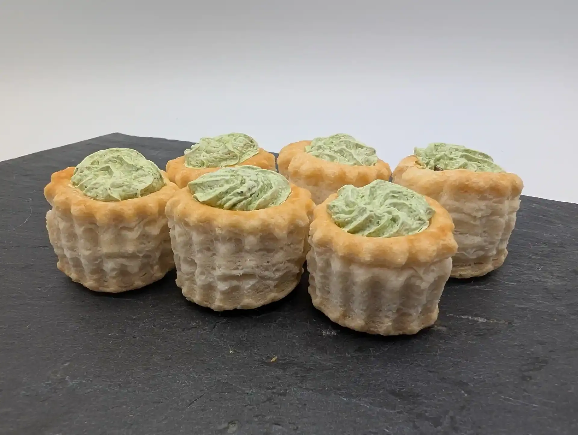 Escargots en bouchées au Maroilles — Aux escargots d'Amandine